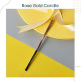 Creative Metal Slender Spiral Pencil Candle for Birthday Cake Decoration Birthday Party