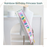 Cute Colorful Pinky Birthday Sash for Kids Adults Birthday Party Acceserios