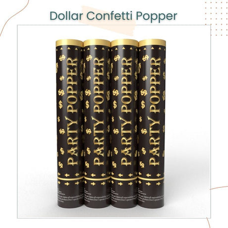New Dollar Confetti Popper for Birthday Anniversary Parties Celebration Acceserios