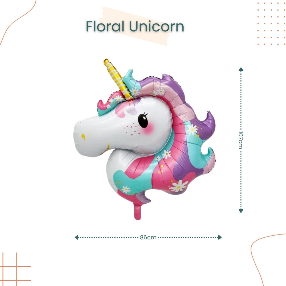Everything Unicorn theme birthday decoration balloon banner tableware