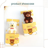 Cute Bear Design Candle for Birthday Party Cake Decoration