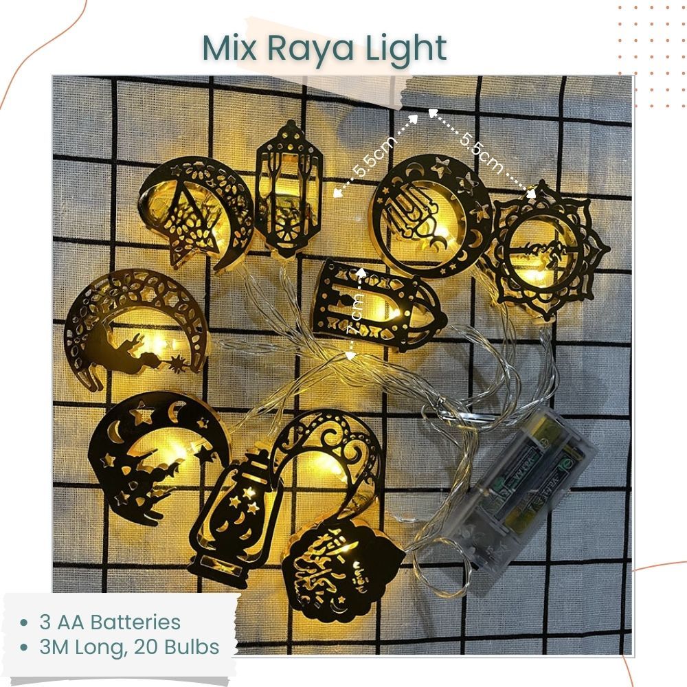 Hari Raya Lampu LED Decor Light For Eid Hari Raya Decoration Parties ...