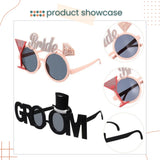 Bride Groom Glasses for Wedding photoshoot Bridal Shower Hen party decoration