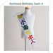 Cute Colorful Pinky Birthday Sash for Kids Adults Birthday Party Acceserios