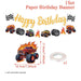[SG Instock] - Personalised Racing car motorbike Theme Birthday Party Decoration