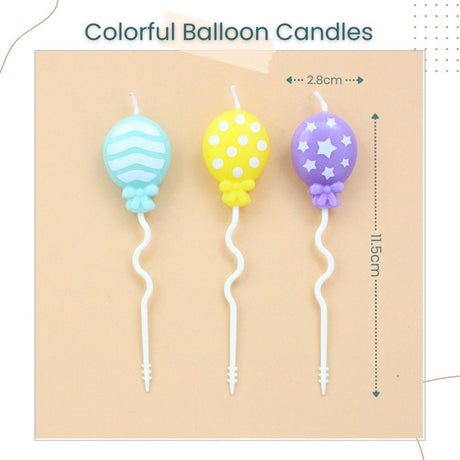 Cute Colorful Pastel Rainbow Candle for Birthday Party Cake Decoration