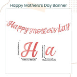 Happy Mother's Day Pink Theme Banner For Mother's Day Parties Decoration