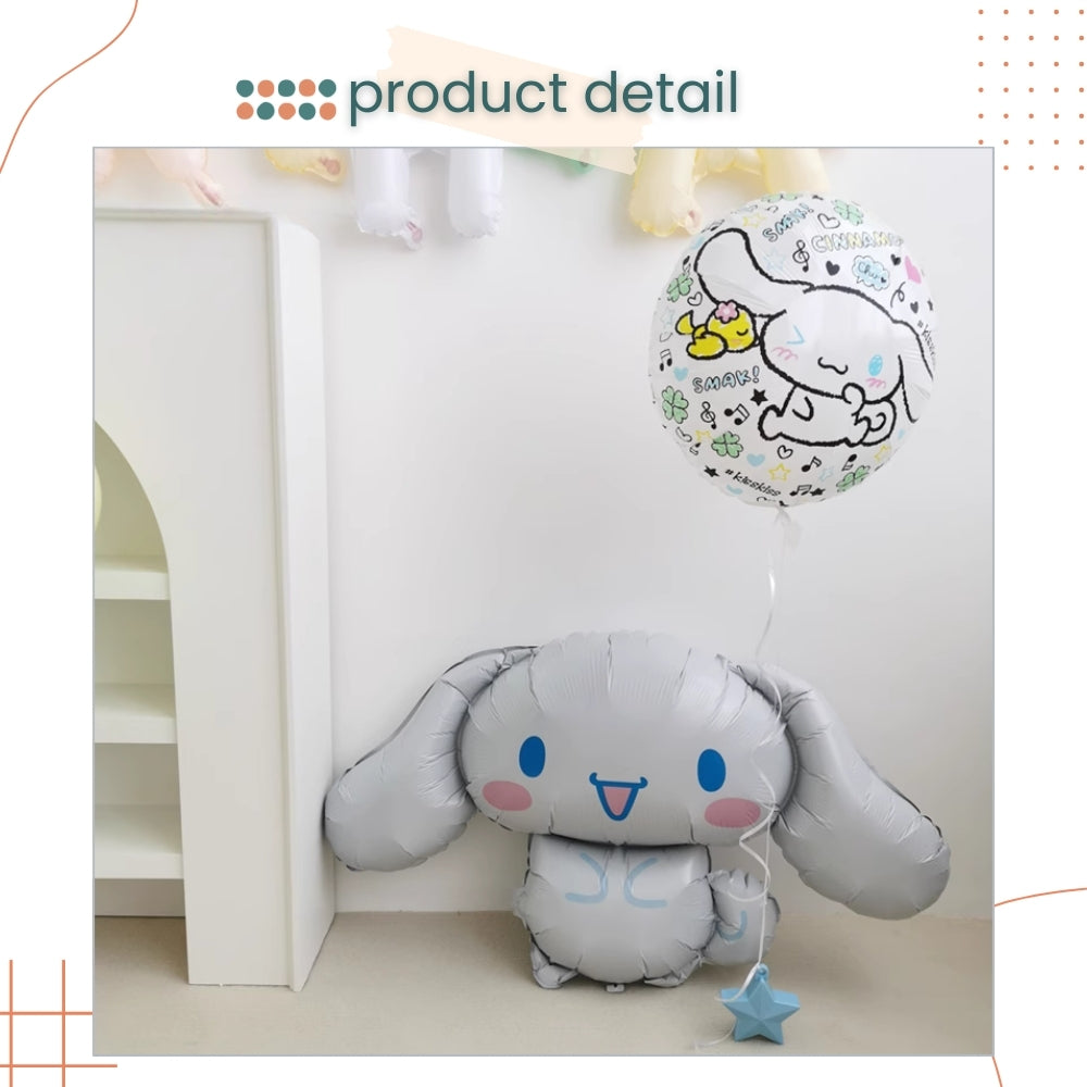 Premium quality Kuromi Melody Cinnamoroll Foil Balloon