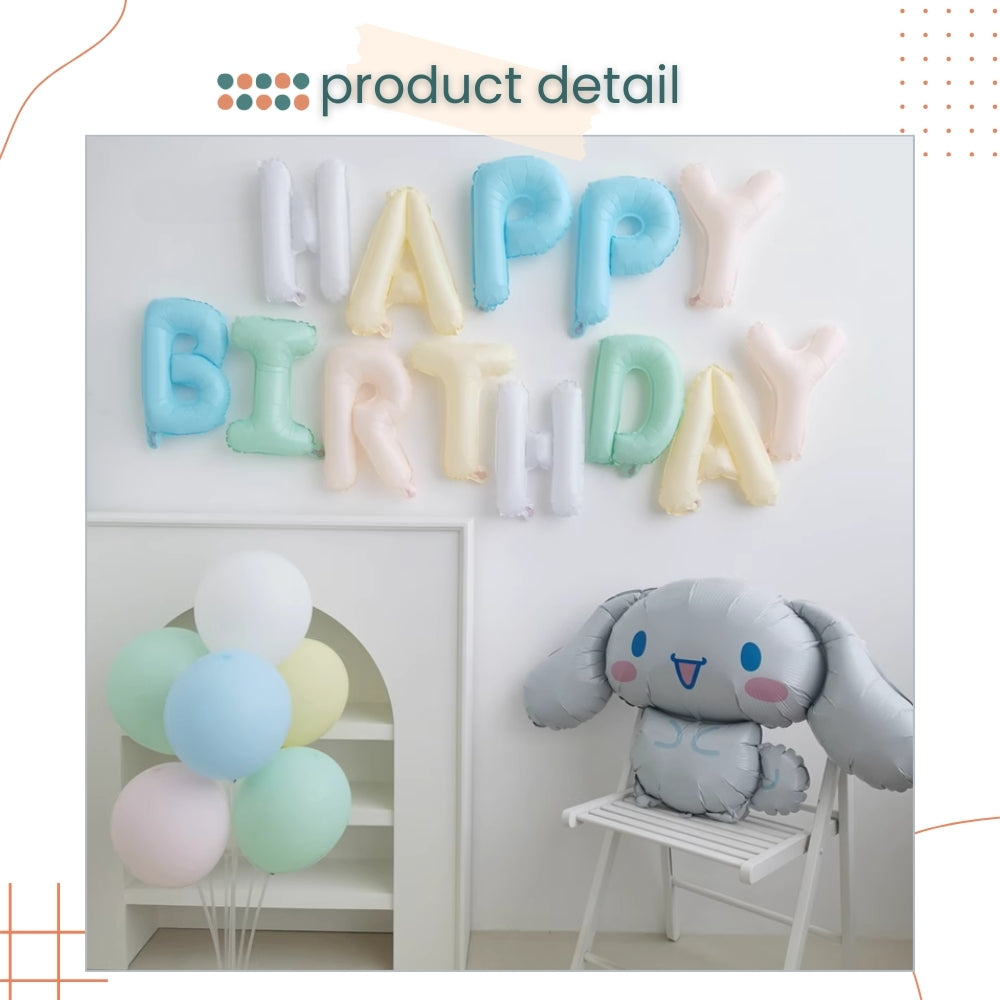 Premium quality Kuromi Melody Cinnamoroll Foil Balloon