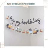 Car Theme HBD Banner for Birthday Parties Decoration