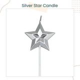 Diamond Love and Star Shaped Creative Candle for Birthday Cake Decoration Party