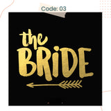 Bride to be Team Bride Tattoo Sticker