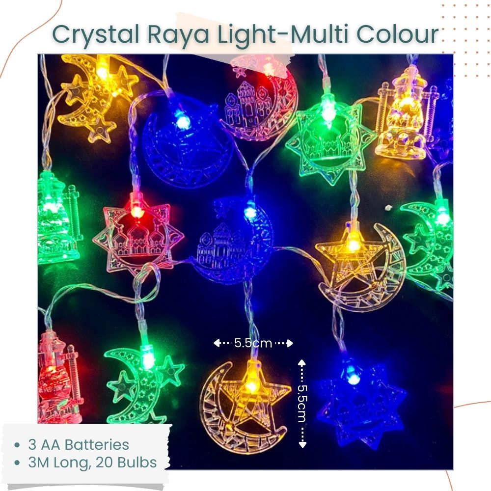 Hari Raya Lampu LED Decor Light For Eid Hari Raya Decoration Parties