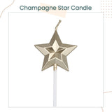 Diamond Love and Star Shaped Creative Candle for Birthday Cake Decoration Party