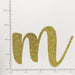 Custom Cursive Glitter Gold Script Font Banner