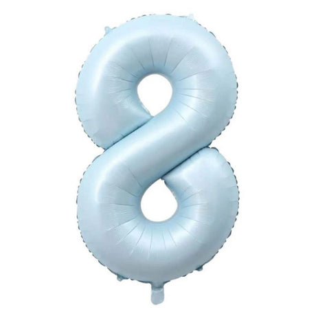 40 inch number balloon baby blue number balloon for birthday party decoration
