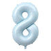40 inch number balloon baby blue number balloon for birthday party decoration