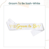 Glitter Future Mariée Bride To Be Groom To Be Team Groom Sash for Wedding Party