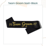 Glitter Future Mariée Bride To Be Groom To Be Team Groom Sash for Wedding Party