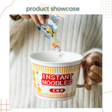 Creative Japanese Ins Ceramics Cup Noodle Design Ramen Bowl for Birthday Gift