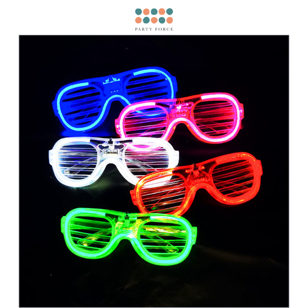 Neon Light LED Party Glasses for Birthday Party Events