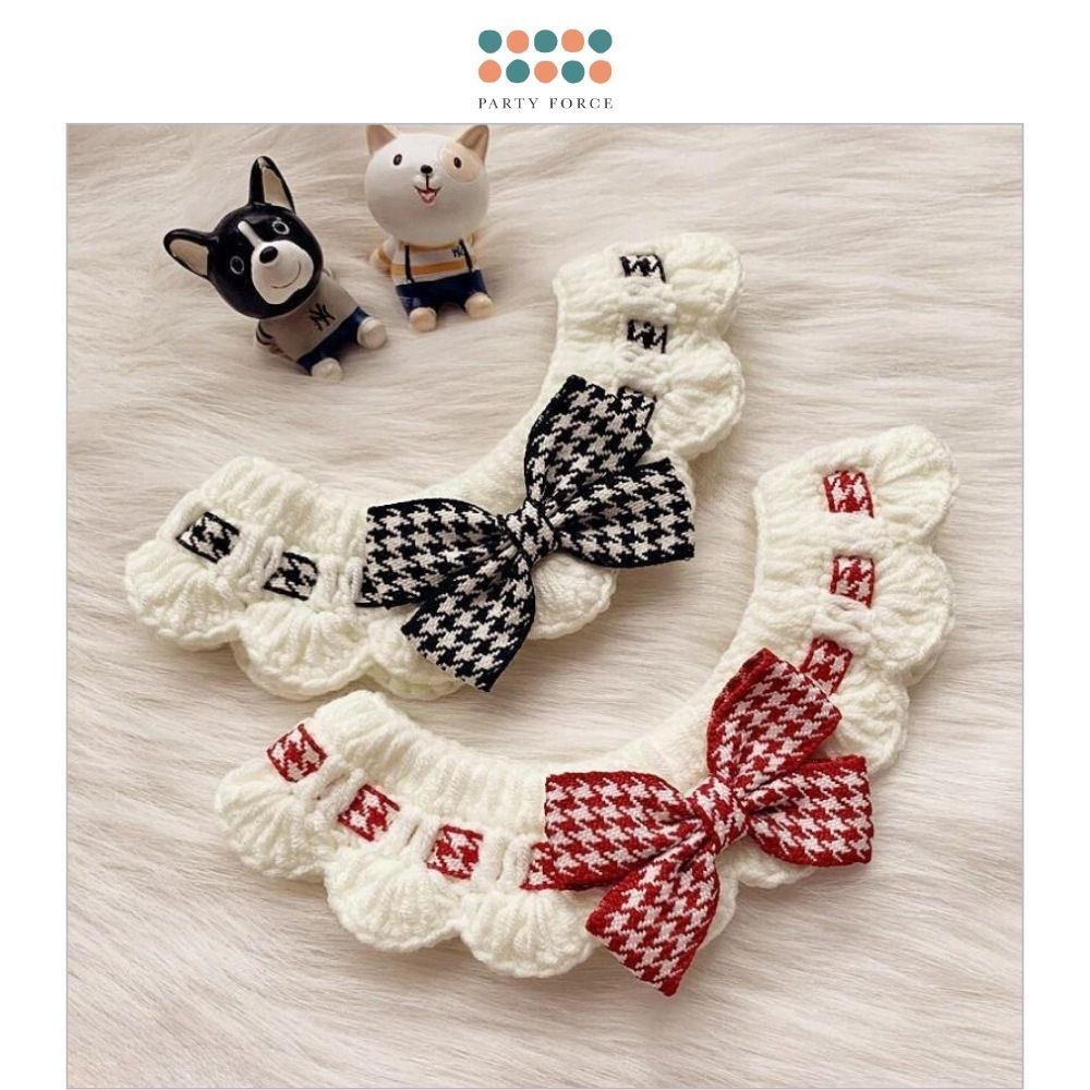 Cute Pet Cats Dogs Adjustable Neck Scarf Tie Collar Decoration