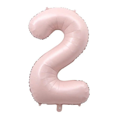 40 inch number balloon baby pink number balloon for birthday party decoration