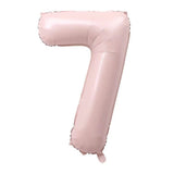 40 inch number balloon baby pink number balloon for birthday party decoration