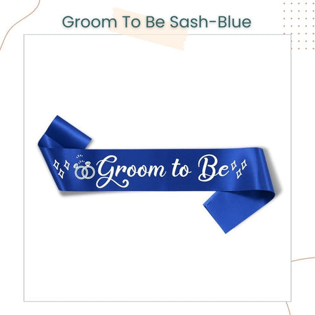 Glitter Future Mariée Bride To Be Groom To Be Team Groom Sash for Wedding Party