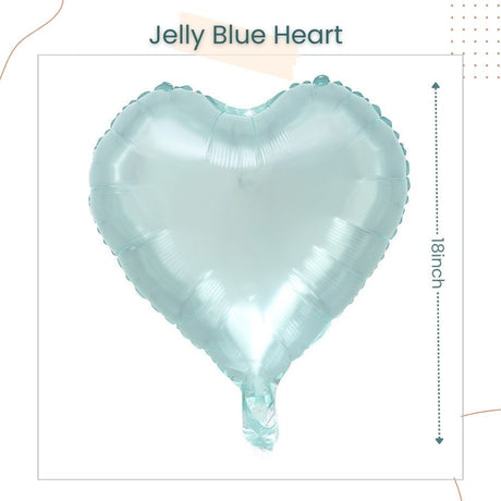 18 inch Jelly Star Heart Shaped Foil Balloon