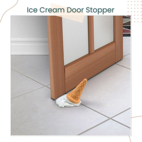 Cute Ice Cream Banana Cartoon Design Door Stopper for All Doors