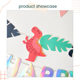 Dinosaur Theme Happy Birthday Banner for Event Party Decoration