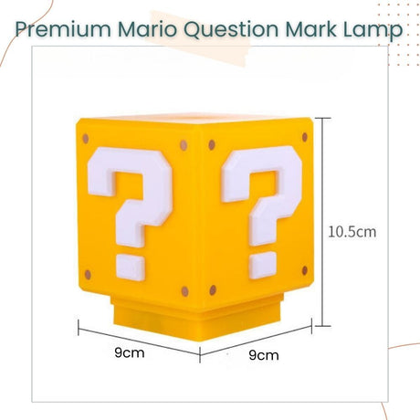 Creative Mario Question Block Night Light Desk lamp Sound Mario Water Pipe Mug