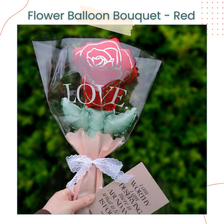 Teacher's Day Mother's Day Women's Day Gift Heart Balloon Follower Bouquet