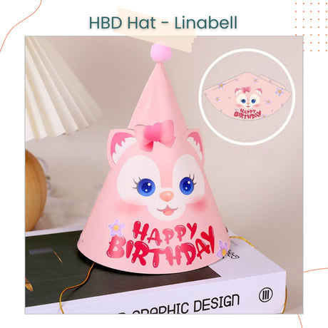 Sanrio Cinnamoroll Kuromi Hello Kitty Paper Party Hats for Birthday Decoration Acceserios