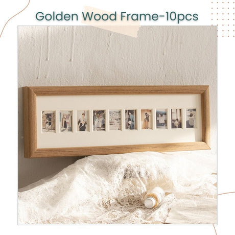 Memory Wooden 10/20pcs Photo Frame for Babies Monthly Photo Home Decor