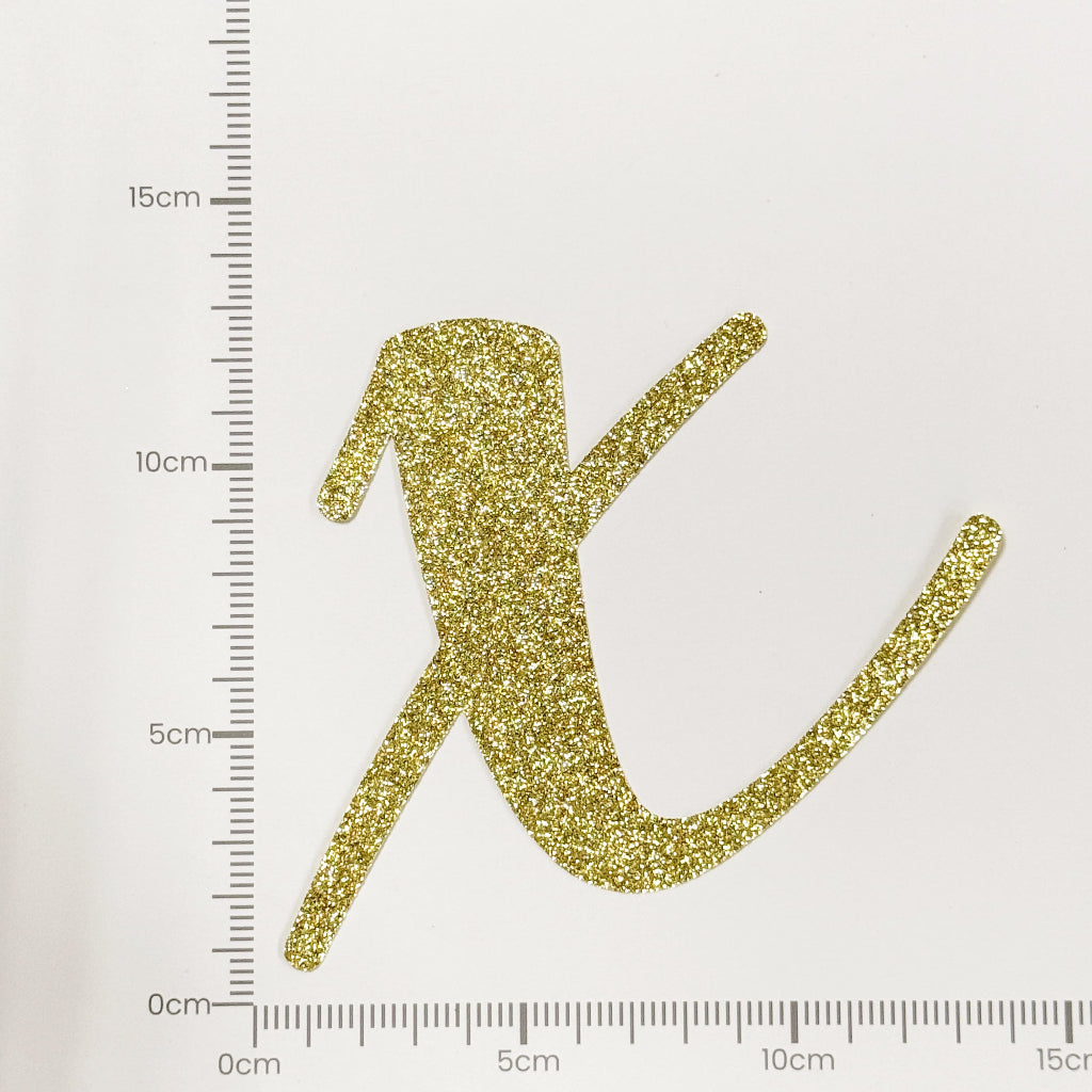 Happy Birthday Banner Custom Cursive Glitter Gold Script Font Banner