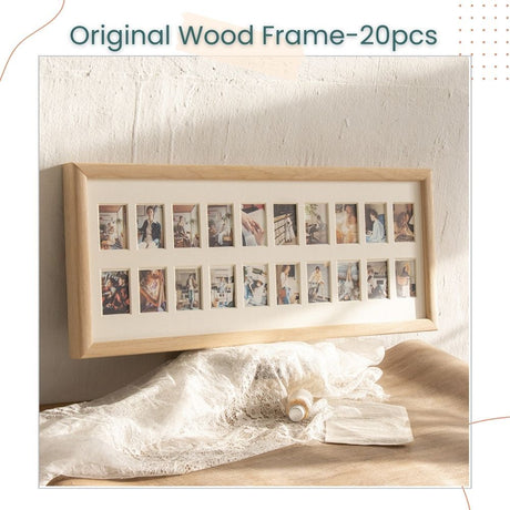 Memory Wooden 10/20pcs Photo Frame for Babies Monthly Photo Home Decor