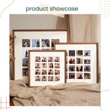 Creative DIY 16pcs Photo Wooden Fhoto Frame Home Decor