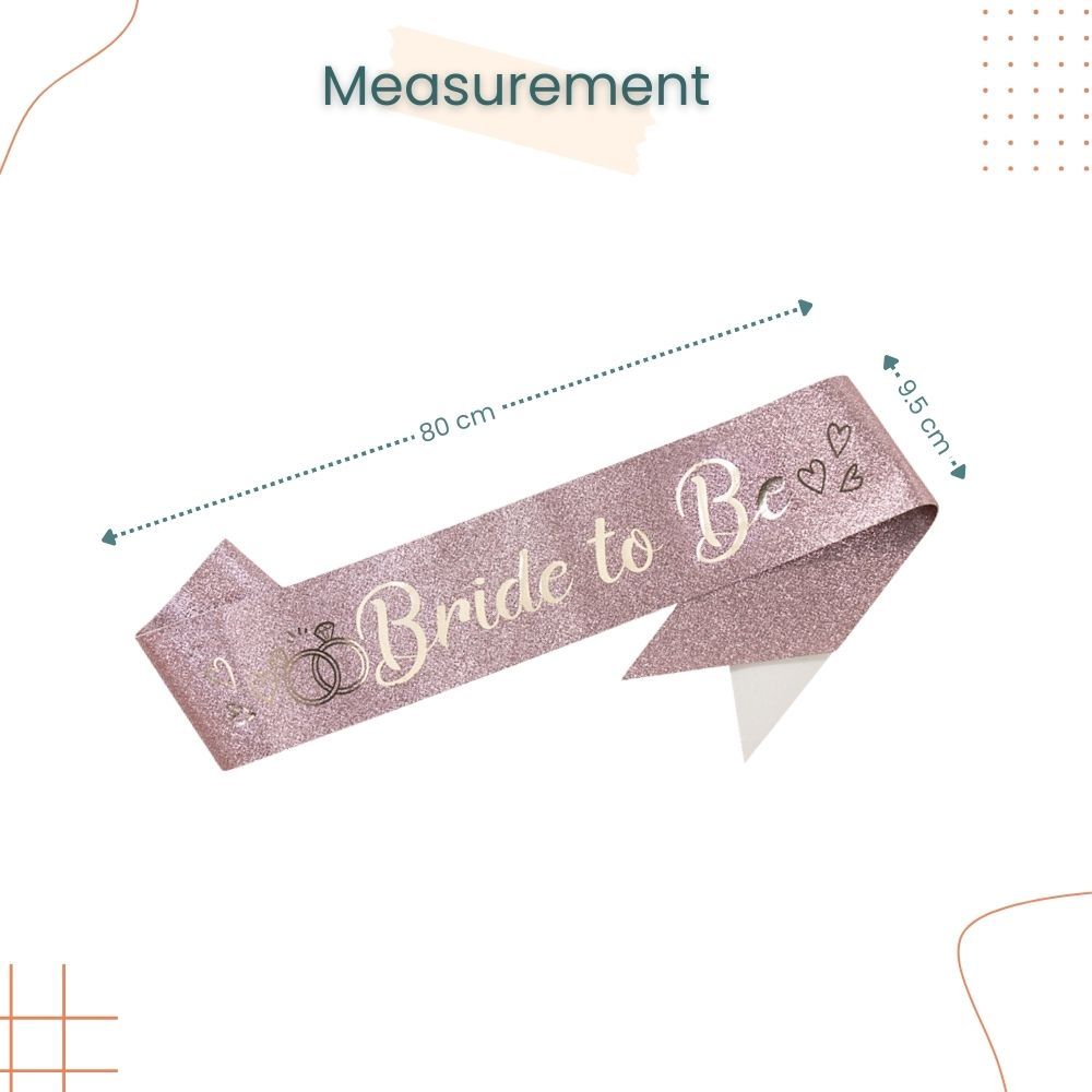 Glitter Future Mariée Bride To Be Groom To Be Team Groom Sash for Wedding Party