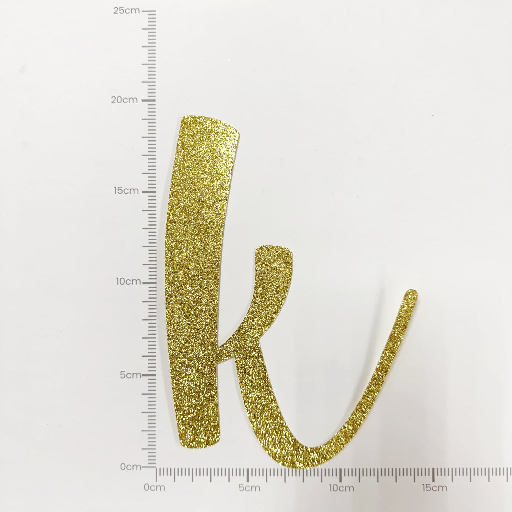 Happy Birthday Banner Custom Cursive Glitter Gold Script Font Banner
