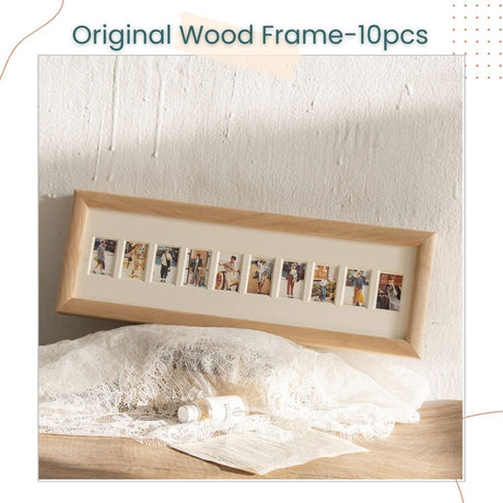 Memory Wooden 10/20pcs Photo Frame for Babies Monthly Photo Home Decor