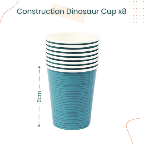 Construction Dinosaur Theme Tableware for Events Birthday Party