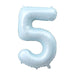 40 inch number balloon baby blue number balloon for birthday party decoration