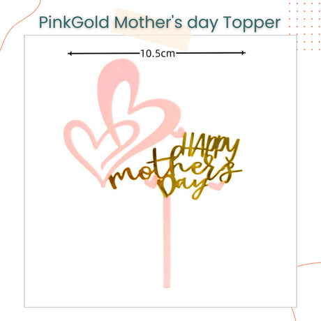 Happy Mother's Day Cake Topper for Cake Decoration