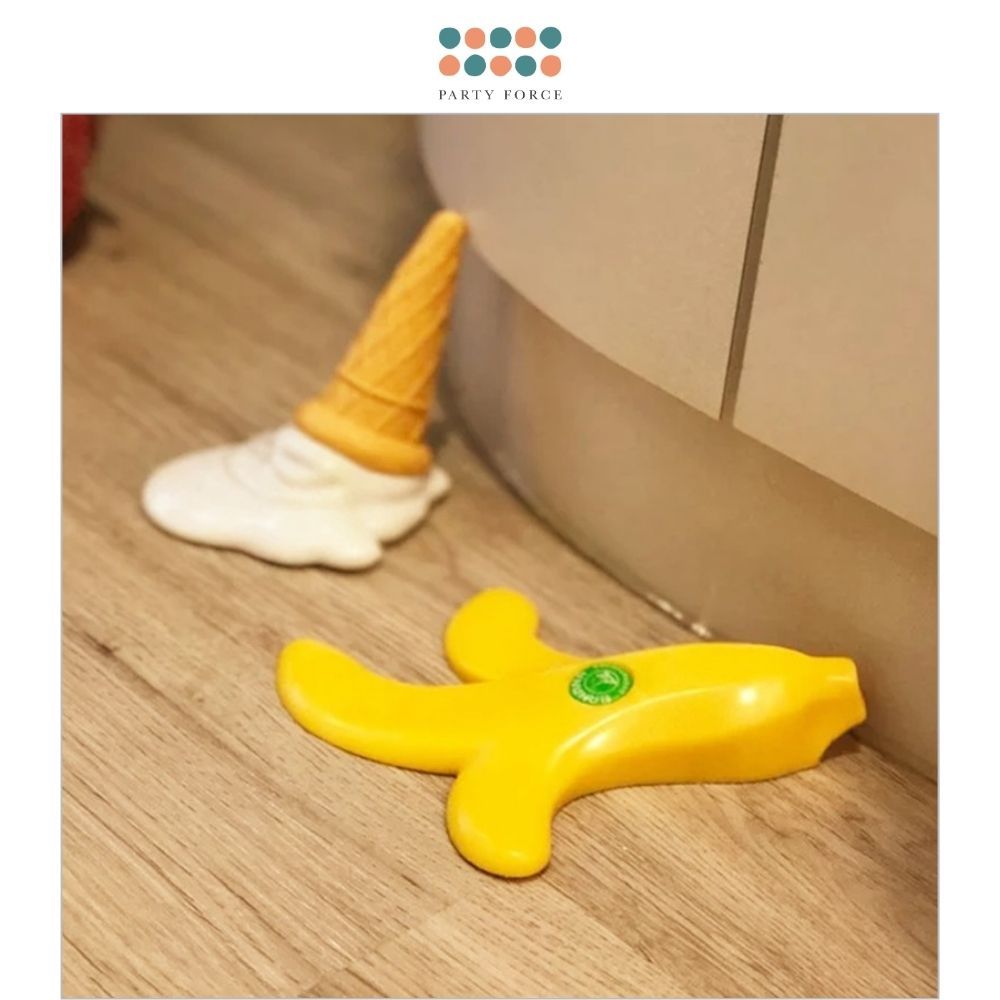 Cute Ice Cream Banana Cartoon Design Door Stopper for All Doors