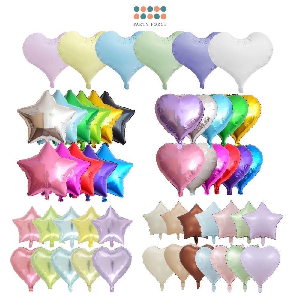 Heart Shape Balloon Star Balloon 10 inch 18 inch 22 inch