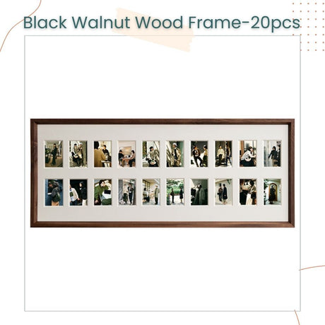 Memory Wooden 10/20pcs Photo Frame for Babies Monthly Photo Home Decor
