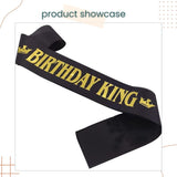 Birthday King Sash for Birthday Boy Party Accessories