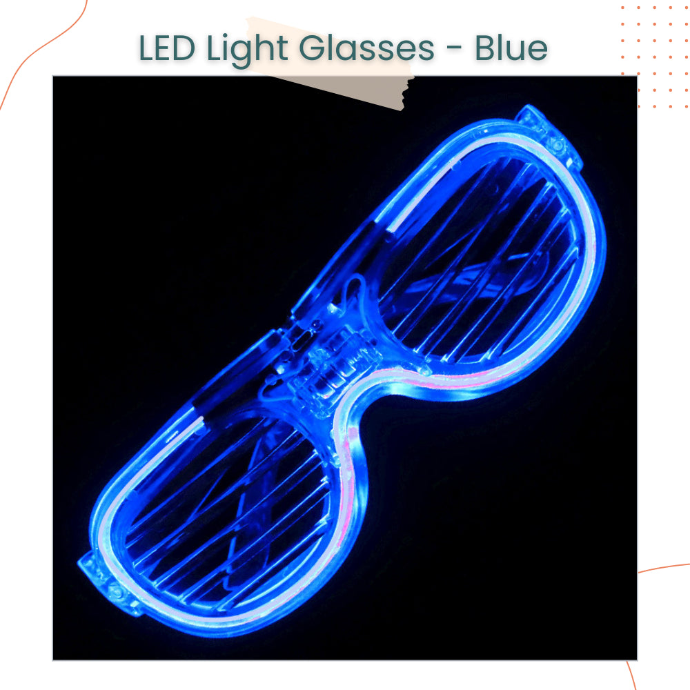 Neon Light LED Party Glasses for Birthday Party Events